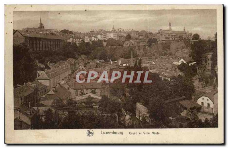 Luxembourg Grand Old Postcard and uptown