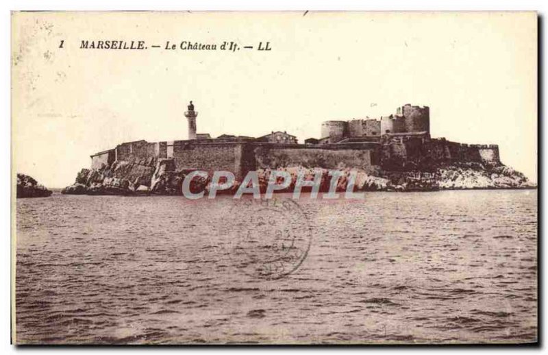 Old Postcard Marseille Le Chateau d & # 39If