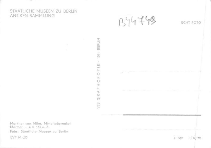 B44749 Berlin Staatliche Mussen Antiken Sammlung  germany