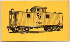 Postcard - Our Yellow Caboose No. 90876, C. & O.