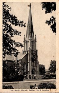 North Carolina Raleigh First Baptist Church 1944