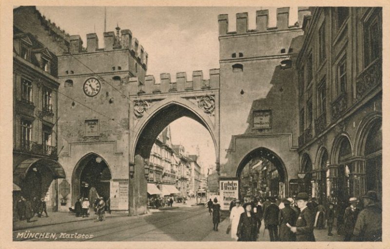 Munchen, Germany - Karlstor - Munich - City Gate - DB