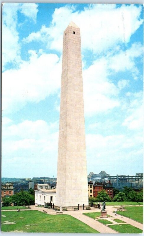 M-62954 Bunker Hill Monument Charlestown Boston Massachusetts