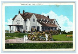 c1920s Country Club, Hamilton Ohio OH Unposted Vintage Postcard