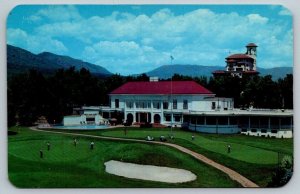 Vintage Broodmoor Golf Course Colorado Springs Postcard - 1958