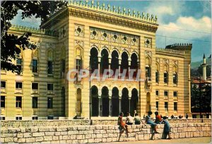 Postcard Modern Sarajevo City Hall