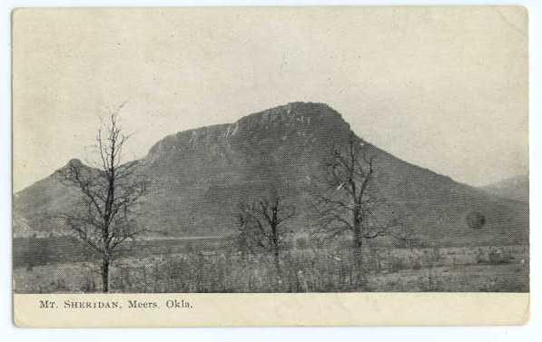 Mount Sheridan, Meers, Oklahoma, OK, 1909 Divided Back