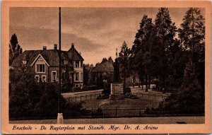 Netherlands Enschede De Ruyterlaan Vintage Postcard C025