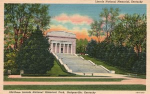 Vintage Postcard Abraham Lincoln National Memorial Park Hodgenville Kentucky KY