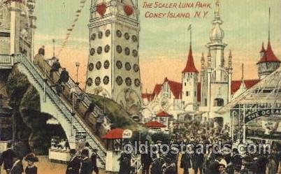 The Scaler, Luna park, Coney Island, NY, USA Coney Island Amusement Park Unus...