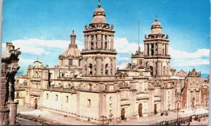 Mexico Catedral de Mexico Vintage Postcard C213