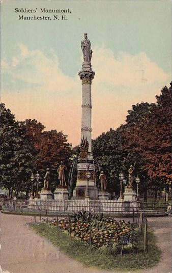 New Hampshire Manchester Soldiers Monument