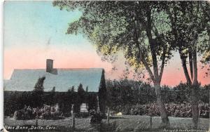 E32/ Delta Colorado Postcard 1910 Rose Bank Home Garden Trees