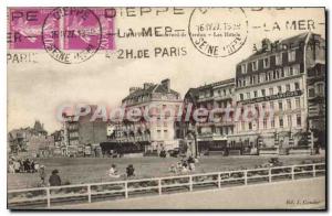 Old Postcard Dieppe Boulevard de Verdun The Hotels