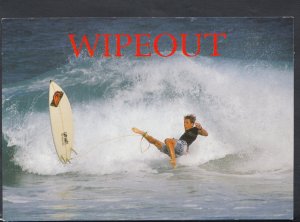 Sports Postcard - Surfing Wipeout   T2227