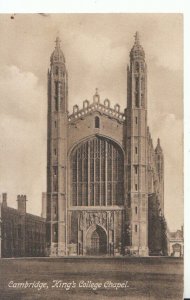 Cambridgeshire Postcard - King's College Chapel - Cambridge - Ref 20208A