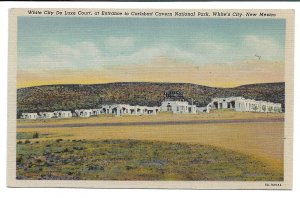 Carlsbad Caverns, NM - White City De Luxe Court - Carlsbad Caverns NP - 1949