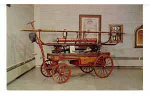 NY - Hudson. Amer. Museum of Firefighting, Hand-Drawn Pumper