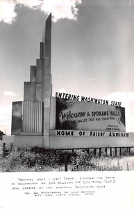 Entering Washington State - Spokane Valley  