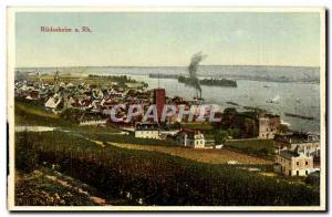 Old Postcard Rudesheim has Rh