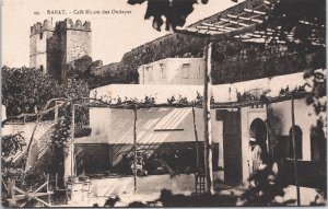 Morocco Rabat Cafe Maare des Oudayas Vintage Postcard 03.83