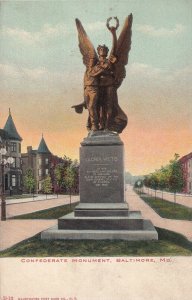 BALTIMORE, Maryland, 1901-1907; Confederate Monument