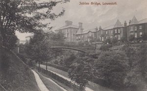 Jubilee Bridge Lowestoft Antique Suffolk Postcard