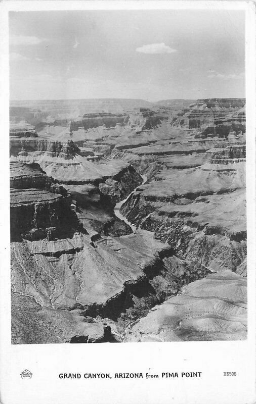 Arizona Grand Canyon Pima Point  1940s Frasher RPPC Photo Postcard 22-4750