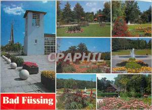 Modern Postcard Bad Fussing der Gesundheit wegen