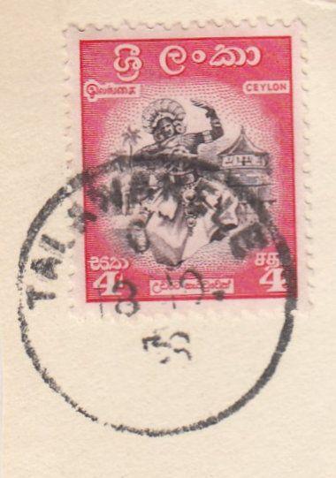 Talawakelle Sri Lanka 1938 Postmark Stamp