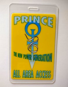 Prince And The New Power Generation UNUSED Backstage Pass Original 1990 Concert