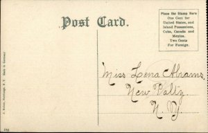 West Point NY Visitors Watch Dress Parade c1910 Postcard