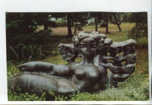 464853 USSR 1976 year Lithuania Palanga sculpture Saulite postcard