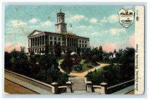 c1910s View of State Capitol, Nashville, Tennessee Antique Posted Postcard 