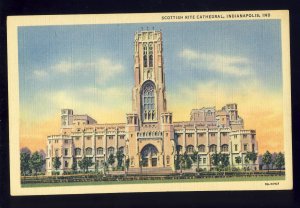Indianapolis, Indiana/IN Postcard, Scottish Rite Cathedral #2