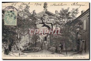 Old Postcard Villeneuve Avignon Benediction Chartreuse du Val Monumental Gate...