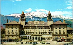 1950s Antlers Hotel Colorado Springs Colorado Pike's Peak Postcard