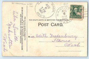 1907 Sacajawea Statue City Park Portland OR DPO (1890-1966) Nahcotta WA Postcard