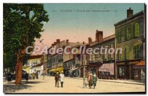 Old Postcard Roanne Place des Promenades