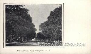 Main Street East Hampton NY Unused