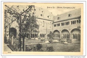 Munster, Kreuzgang u. Hof, Bonn a Rh. (North Rhine-Westphalia), Germany, 1910...