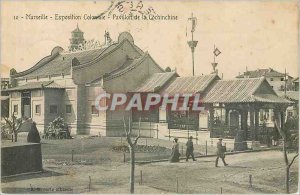 Old Postcard Marseille - Colonial Exhibition - Pavilion Cochin