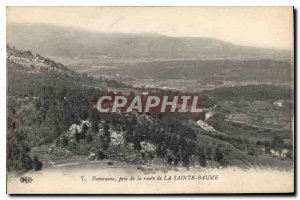 Old Postcard Panorama took the road of La Sainte Baume