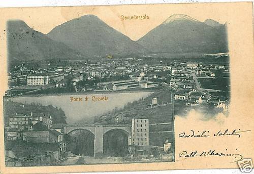 01005 VINTAGE POSTCARD: DOMODOSSOLA - VERBANIA-