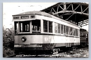 J97/ Worthington Columbus Ohio RPPC Postcard c1950s Railway Museum 505