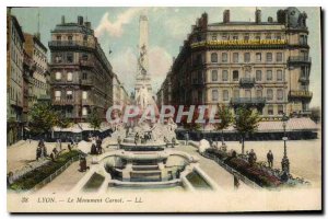 Old Postcard Lyon Carnot Monument