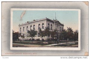 WINNIPEG, Manitoba, Canada, 1900-1910's; Carnegie Library