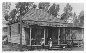 Buena Park California Ghost Town Knotts Berry California RPPC Postcard 20-5402