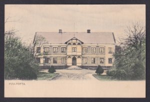 Vintage postcard 1900s Fulltofta Manor Sweden Skane colored lithograph