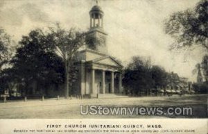 First Church - Quincy, Massachusetts MA  